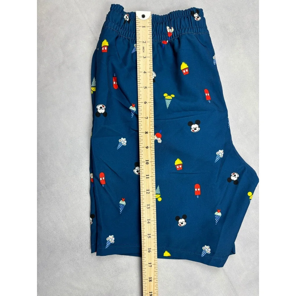Disney Parks Mickey Mouse Ice‎ Cream Treats Swim Trunks Blue Mens Small